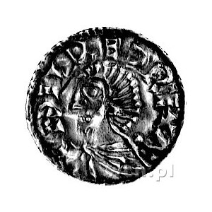 Aethelred II 978-1016, denar, mennica Stamford, Aw: Pop...