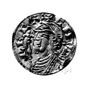 Knut II 1016-1035, denar, mennica w Norwich, Aw: Popier...
