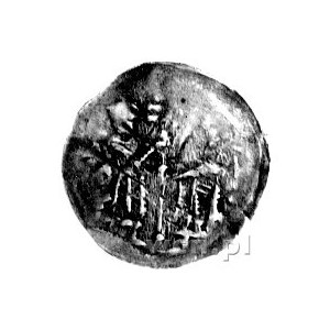 denar 1185/1190-1201, mennica Wrocław, Aw: Krzyż dwunit...