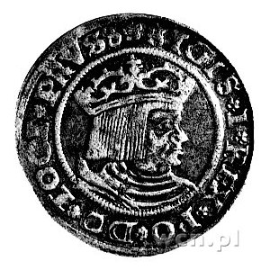 grosz dla ziem pruskich 1530, Toruń, omyłkowa data 1553...