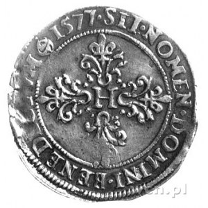 1/2 franka 1577 B /Rouen/, Duplessy 1132 A, ładna patyn...