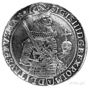 talar 1630, Bydgoszcz, herb Półkozic pod popiersiem kró...