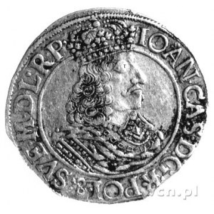 ort 1663, Toruń, na rewersie omyłkowy napis MONTA NOVA ...