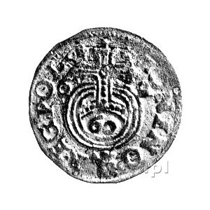 półtorak 1662, Poznań, cyfra 60 w jabłku królewskim i d...