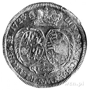 2/3 talara /gulden/ 1723, Drezno, literki mincerza IGS ...