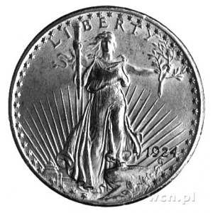20 dolarów 1924, Filadelfia, Fr. 185, 33,43g.