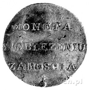 2 złote 1813, Zamość, Plage 123, rzadko spotykana odmia...