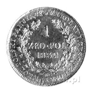 1 złoty 1832, Warszawa, Plage 77.