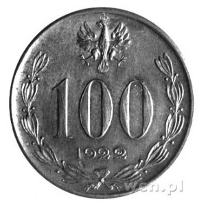 100 bez nazwy /marek/ 1922, Józef Piłsudski, Parchim, P...