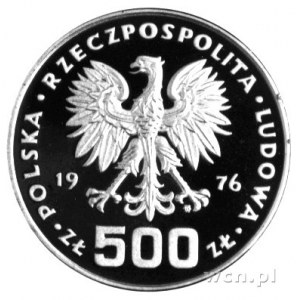 500 złotych 1976, Warszawa, Kazimierz Pułaski, Parchimo...