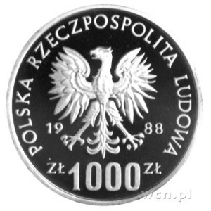 1.000 złotych 1988, Warszawa, Jadwiga, Parchimowicz P-4...