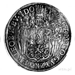 talar 1635, Koszalin, moneta z tytulaturą biskupa kamie...