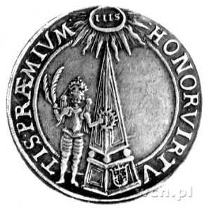 Władysław IV- medal koronacyjny 1633 r., Aw: W kwadraci...