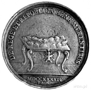 August III- medal Ch. Wermutha z okazji święta Orderu O...