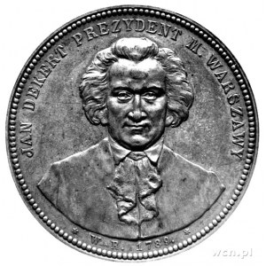 medal autorstwa Lauera (Norymberga) z okazji 100 roczni...