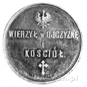 medal pośmiertny Jerzego Lubomirskiego 1894 r., Aw: Pod...