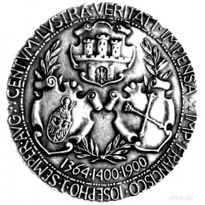 medal autorstwa W. Trojanowskiego wybity z okazji roczn...