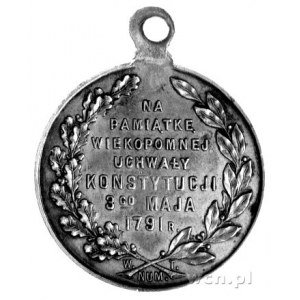 medal autorstwa St. Witkowskiego z okazji 125 rocznicy ...