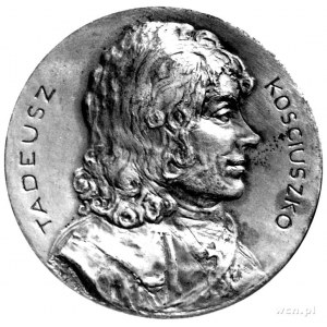 medal autorstwa Th. Jeffersona wybity w 200-lecie urodz...