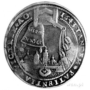 August 1635 - 1666, talar 1643, Aw: Tarcza herbowa, Rw:...