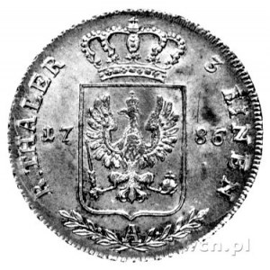 Fryderyk Wilhelm II 1786 - 1797, 1/3 talara 1786, Berli...