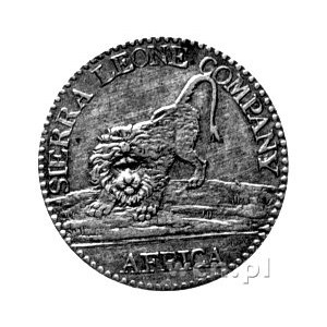 10 centów 1796, Aw: Lew, Rw: Dwie dłonie w uścisku, bar...