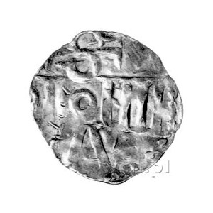 Otto III cesarz i król 983-1002, denar, Aw: Krzyż; w po...