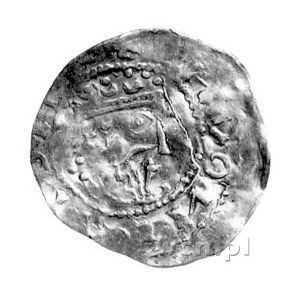 Konrad II 1024-39 i biskup Piligrim 1021-36, denar, Aw:...