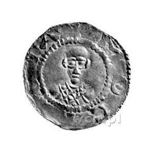 abp Willigis i Henryk II 1002-1011, denar, Aw: Krzyż; 4...