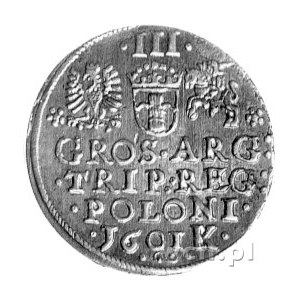 trojak 1601, Kraków, popiersie króla w lewo, Kurp. 1256...