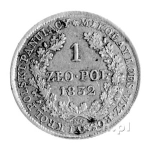 1 złoty 1832, Warszawa, Plage 76.