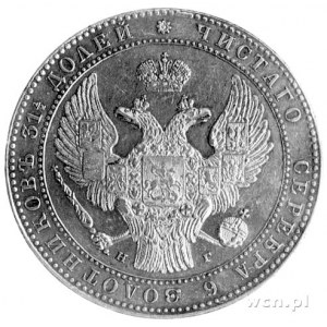 1 1/2 rubla = 10 złotych 1833, Sankt Petersburg, Plage ...