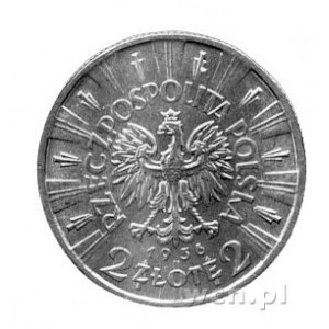 2 złote 1936, Warszawa, Piłsudski, rzadkie.