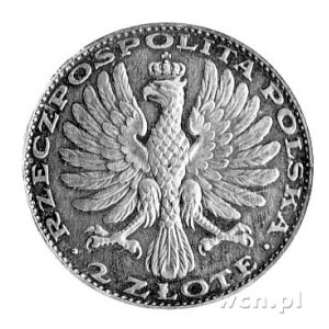 2 złote 1928, moneta prywatna, wybita w Norymberdze na ...