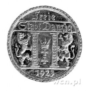 25 guldenów 1923, Berlin, bardzo rzadka i poszukiwana m...