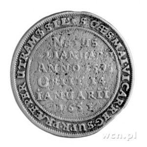 ćwierćtalar pośmiertny 1653, Brzeg, F.u S. 1702, rzadki...