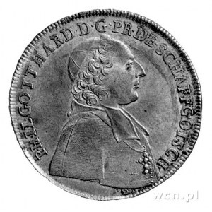 półtalar 1754, Nysa, F.u S. 2780, rzadka moneta, wyśmie...