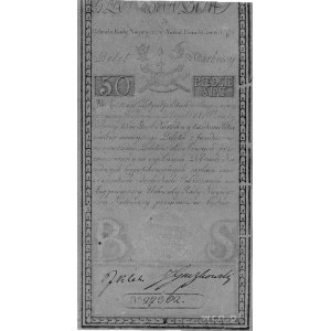 50 złotych 8.06.1794, seria D, Pick A4