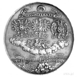 medal autorstwa Jana Höhna juniora wybity w 1684 roku z...