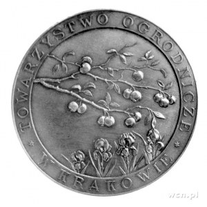 medal Towarzystwa Ogrodniczego w Krakowie 1906 r, autor...