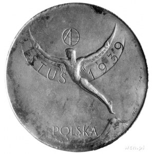 medal jednostronny autorstwa Henryka Grunwalda wybity z...