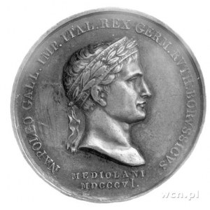 medal autorstwa L. Manfrediniego wybity z okazji zwycię...