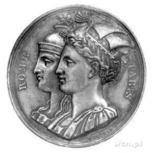 medal autorstwa Andrieu i Depaulisa na przyłączenie Rzy...