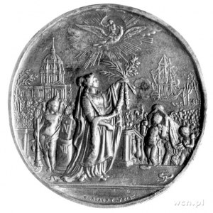 medal autorstwa Montagny' ego na sprowadzenie prochów N...