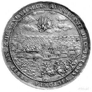 medal autorstwa Sebastian Dadlera wybity z okazji zwyci...