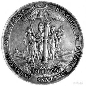 medal autorstwa Sebastian Dadlera wybity z okazji zwyci...