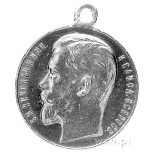medal z uszkiem Za Gorliwość, Aw: Głowa cara Mikołaja I...