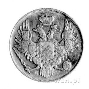 3 ruble 1830, Sankt Petersburg, Aw: Orzeł dwugłowy, Rw:...