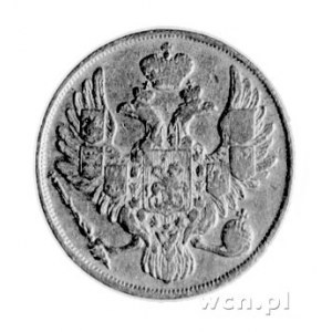 3 ruble 1834, Sankt Petersburg, Aw: Orzeł dwugłowy, Rw:...