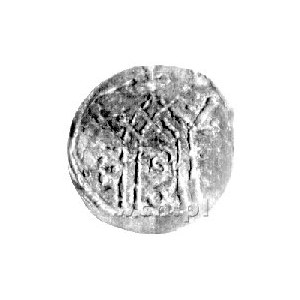 denar ok. 1190- 1210, mennica Głogów lub Legnica, Aw: K...